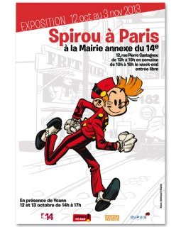 Expo BD : Spirou à Paris