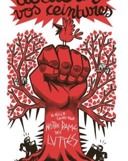 "Détachez vos ceintures" recueil de dessins de presses et BD : la lutte des anti-aéroports de Nantes