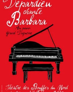 Depardieu chante Barbara au théâtre des Bouffes du Nord