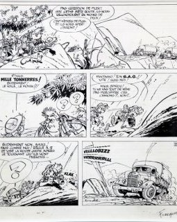 une planche de Spirou vendue aux enchères 36000 euros