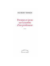 Pavanes et javas sur la tombe d'un professeur - Hubert Nyssen - critique livre