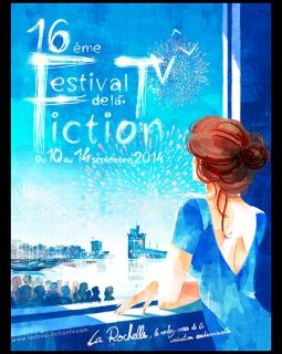 16ème Festival de la Fiction de La Rochelle : l'affiche officielle + Interview de Marina Coudray, l'illustratrice