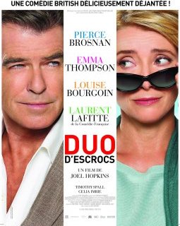 Duo d'escrocs : Emma Thompson et Pierce Brosnan à la poursuite de Laurent Lafitte
