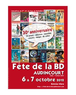 Fête de la BD à Audincourt : 30ème anniversaire