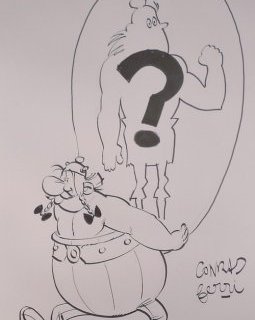 Le premier dessin d'Astérix selon Conrad