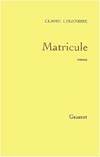 Matricule - la critique du livre