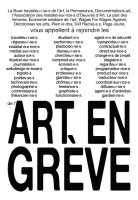 Art en Grève : le monde de l'art se mobilise et rejoint le mouvement de grève national