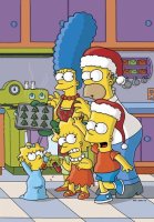 Les Simpson se mettent à l'heure de Noël dans leur générique