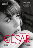 Jeanne Moreau sur l'affiche des César 2018