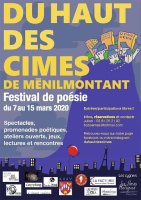 Festival du Haut des cimes de Ménilmontant - festival de poésie