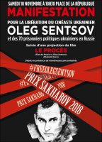 Paris marche ce samedi pour la libération du réalisateur ukrainien Oleg Sentsov