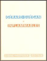 Inflammables - Gérard Guégan