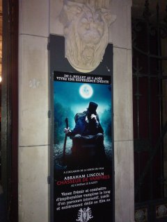 Le Manoir de Paris s'associe à Abraham Lincoln Chasseur de vampires