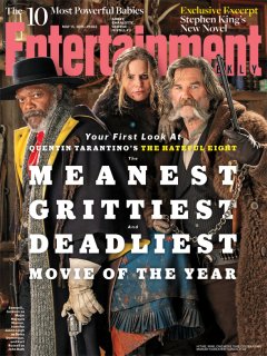 The Hateful Eight : Kurt Russel, Samuel L. Jackson & Jennifer Jason Leigh en photo