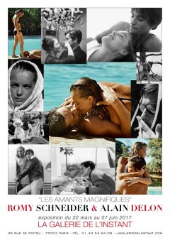 Romy Schneider/Alain Delon à la galerie de l'instant à Paris du 22 mars au 7 juin 2017