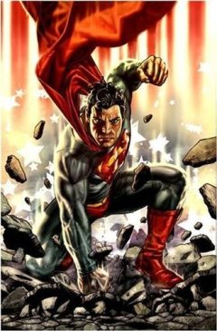 La BD Superman à terre décalée