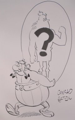 Le premier dessin d'Astérix selon Conrad