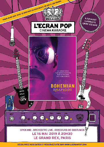 L'Ecran Pop affiche Bohemian Rhapsody