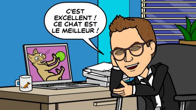 Bitstrips, l'appli qui parle de ta vie à regarder des vidéos de chat (FranceTV Info)